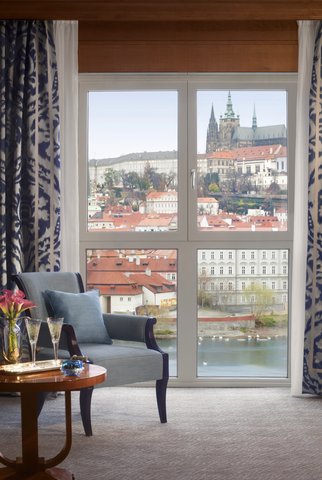 Views from Prague Castle Presidential Suite in Modern building
