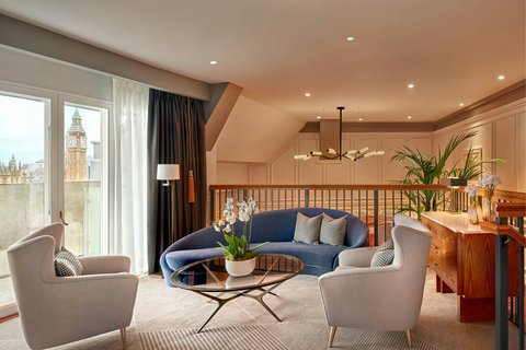 Big Ben Balcony Suite Living Room