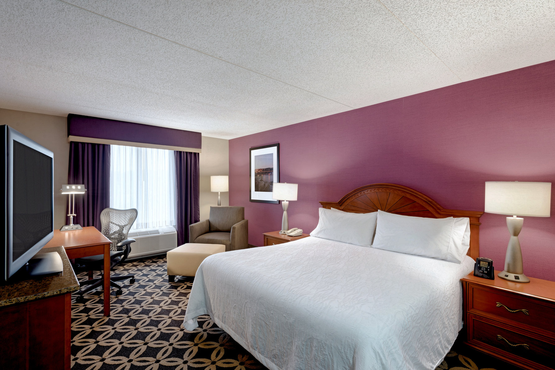 Hilton Garden Inn Auburn Riverwatch Room Type - 1KNG MOB HEARNG ACC RI-SHW