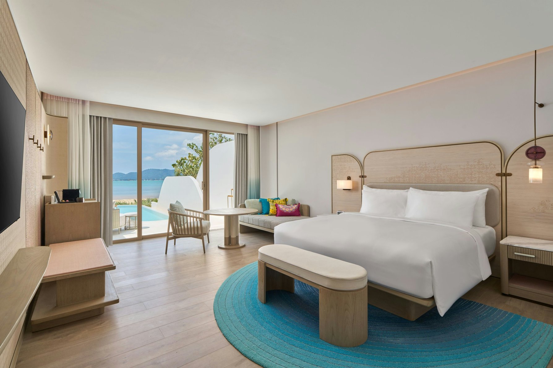 Veranda Resort Phuket, Autograph Collection Room Type - Beachfront Pool Suite, Suite, 1 King, Beach front, Balcony, Pool