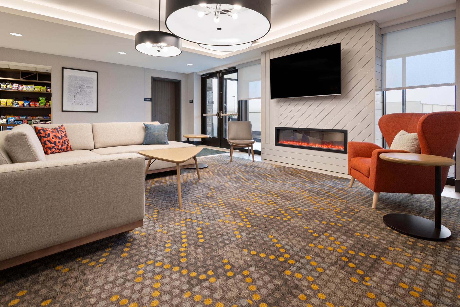 Relax with friends and family in our cozy, welcoming lobby