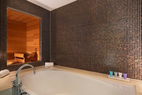 Presidential Suite Bathroom + Sauna