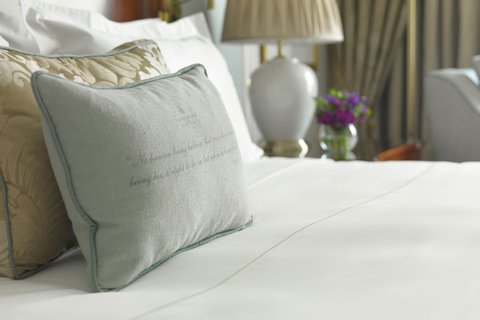 Double Double Guest Room Pillow Detail