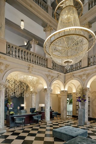 1865 Hotel Original Chandelier