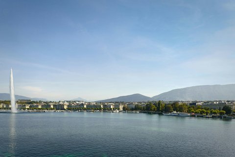 Lake Geneva and Alps Views