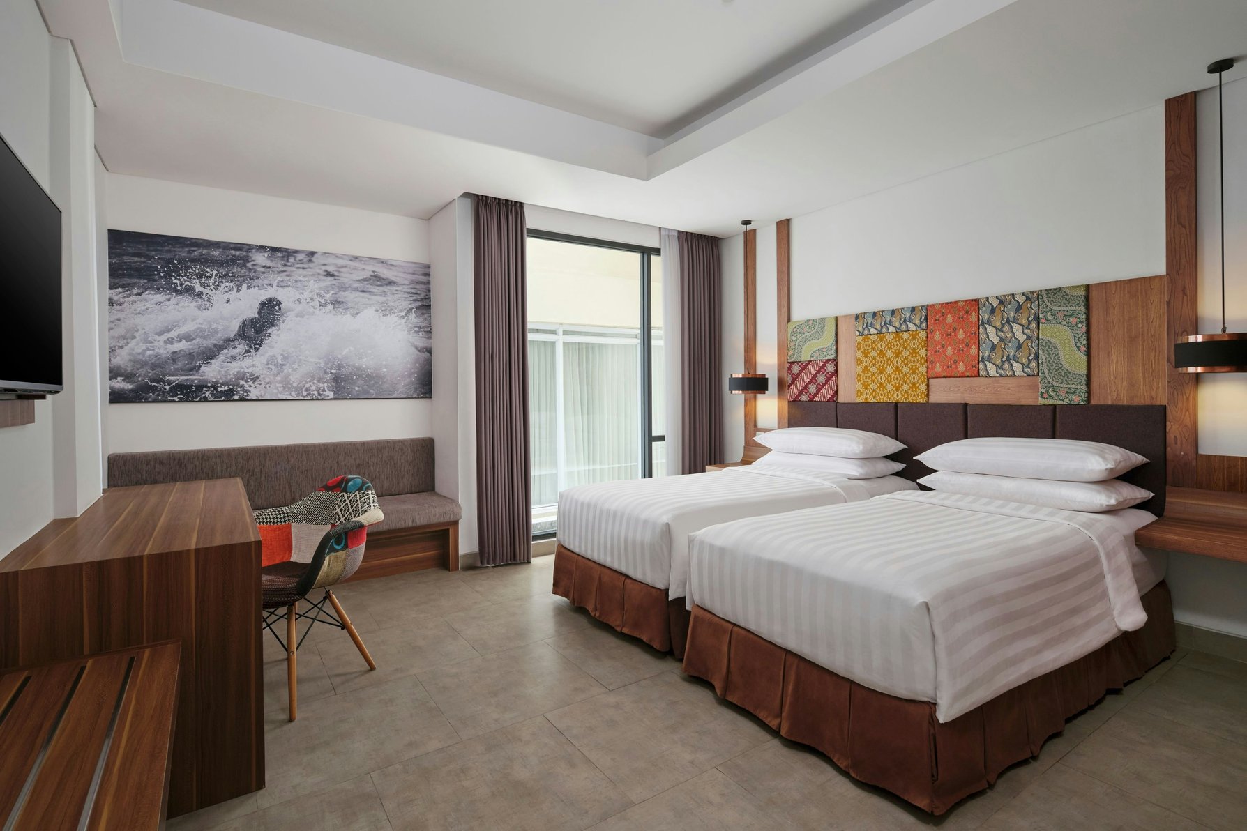 Fairfield by Marriott Bali South Kuta Room Type - Superior, Guest room, 2 Twin, Limited view