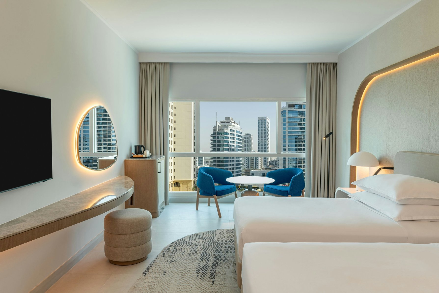 Sheraton Jumeirah Beach Resort Room Type - Club JBR View, Club lounge access, Guest room, 2 Twin