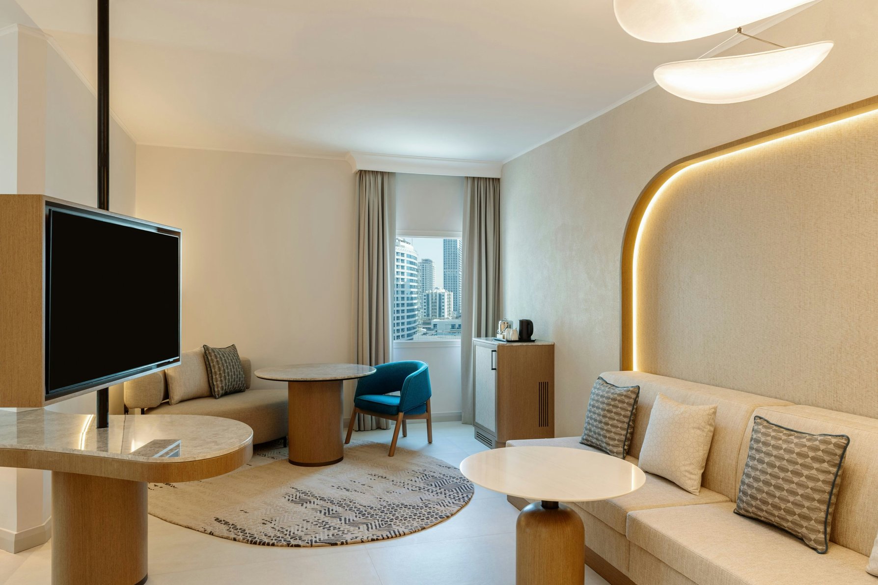 Sheraton Jumeirah Beach Resort Room Type - Junior Suite JBR View, Club lounge access, Suite, 1 King, Alternate: sofa bed Sheraton Jumeirah Beach Resort Room Type - Junior Suite JBR View, Club lounge access, Suite, 1 King, Alternate: sofa bed