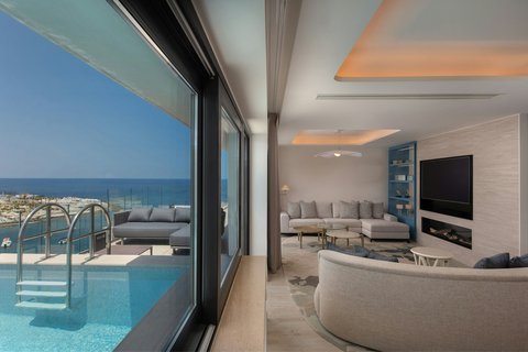 Two-Bedroom Presidential Penthouse Suite Living