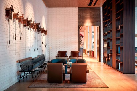 Lobby and Library