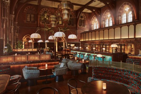 The interior of Booking Office 1869