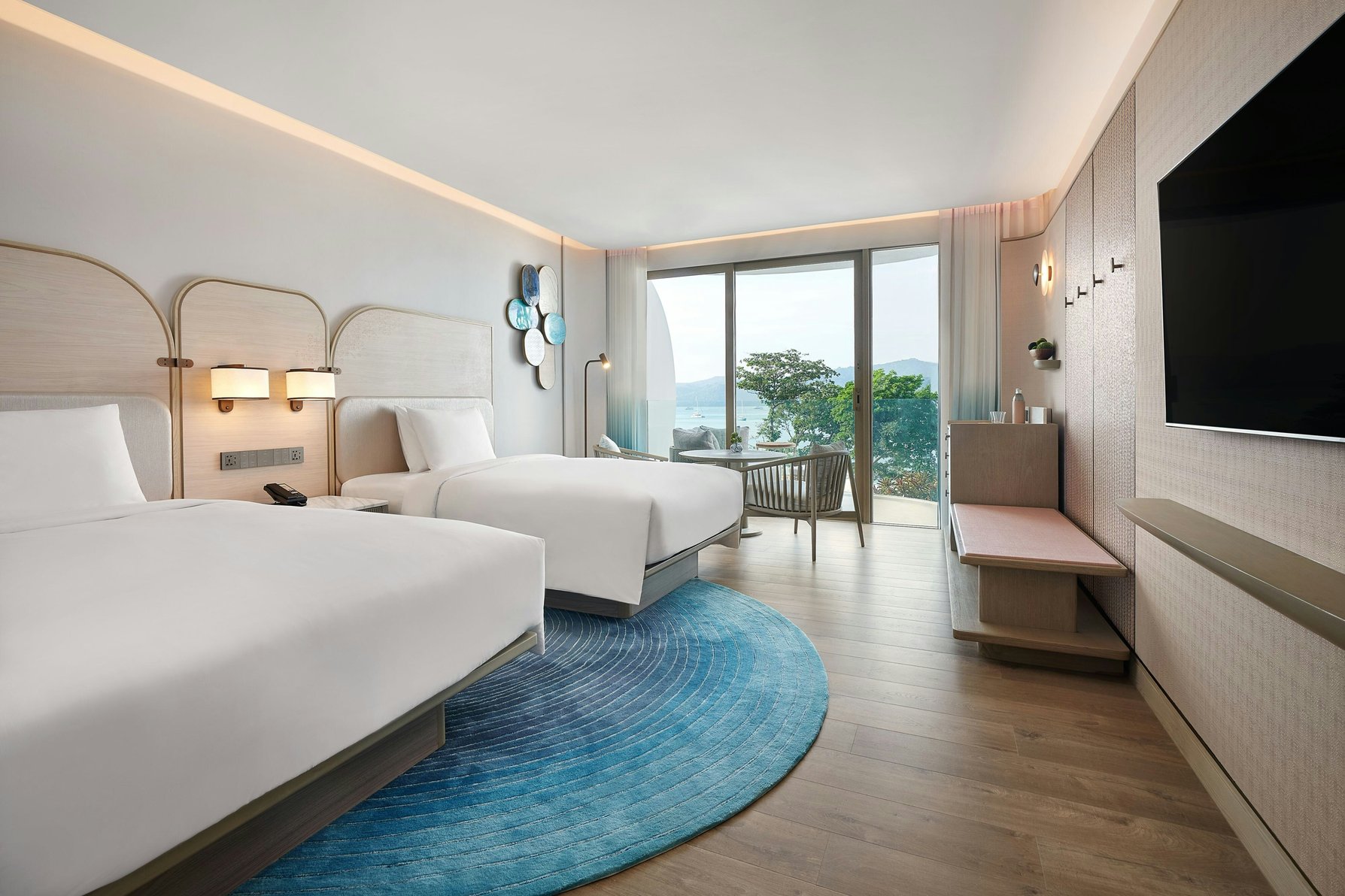 Veranda Resort Phuket, Autograph Collection Room Type - Oceanview, Guest room, 2 Twin, Ocean view, Balcony