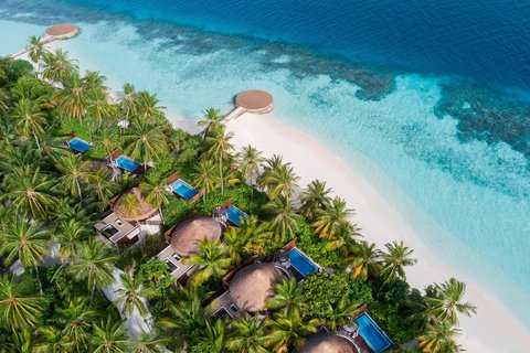 Wonderful Beach Oasis Aerial View