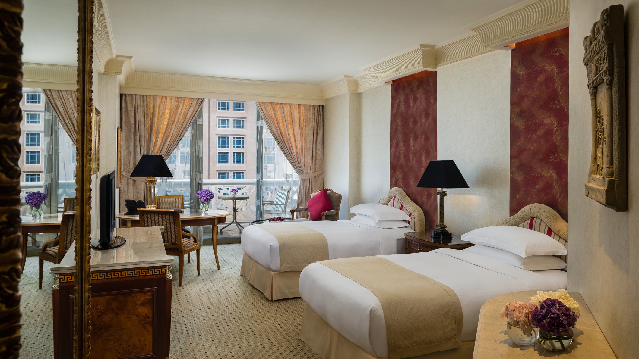 InterContinental PHOENICIA BEIRUT Room Type - 2 Single Premium Pool Vw Balcony Smoking