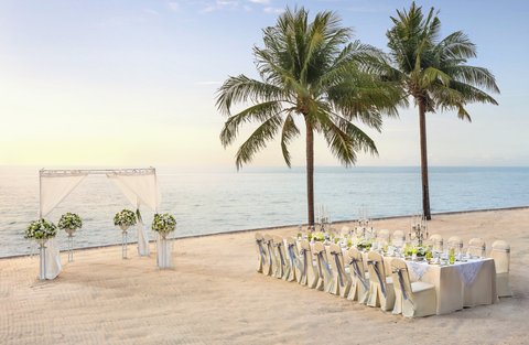 InterContinental Pattaya Resort Beach Wedding Setup