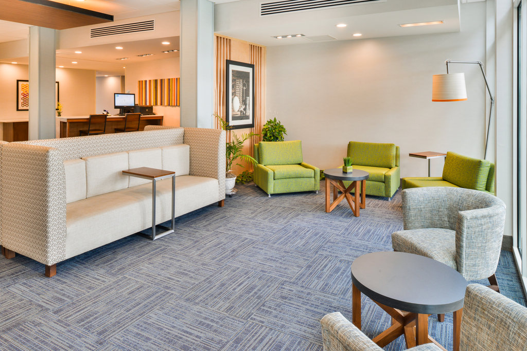 Hotel Lobby with comfortable seating and room to gather