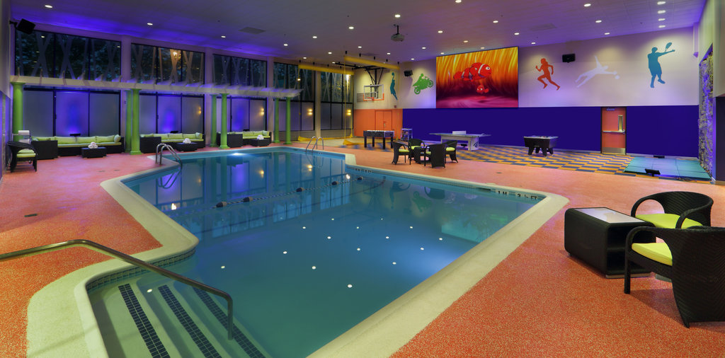 Our Indoor Heated Swimming Pool and Sports Deck for fitness & fun!