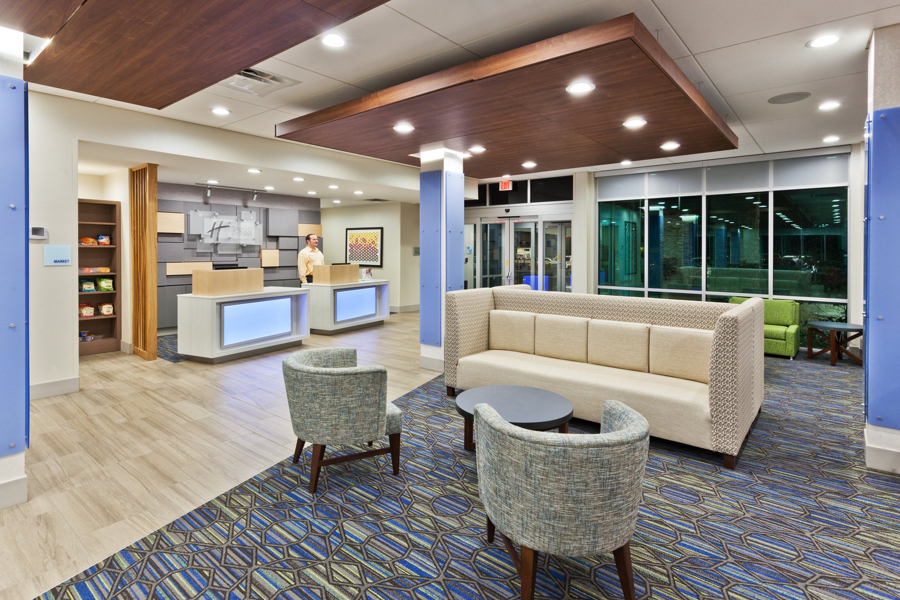 Relax after a long day of sports in one of our sitting areas. 