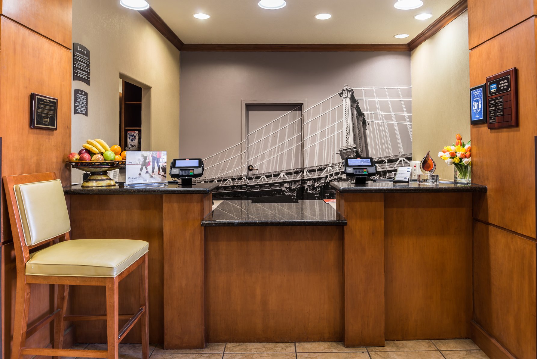Recognize the bridge behind our Front Desk? Ask us all about it!
