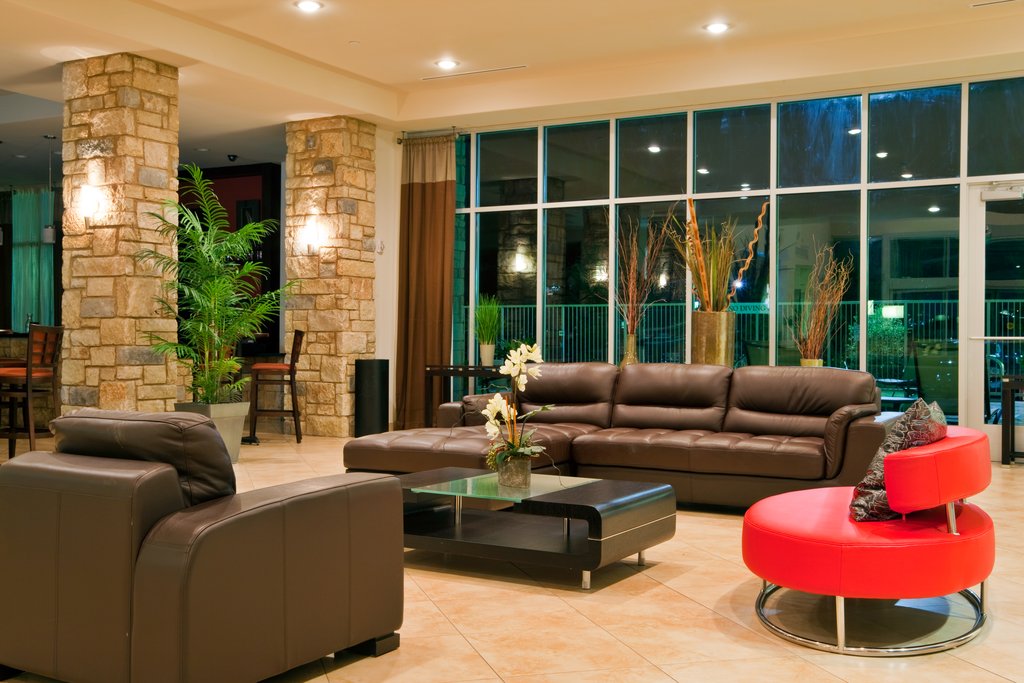 Lounge in our Comfortable Lobby Seating Area