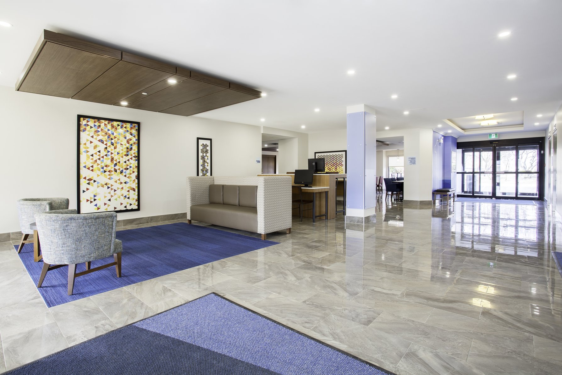 Relax in our spacious lobby