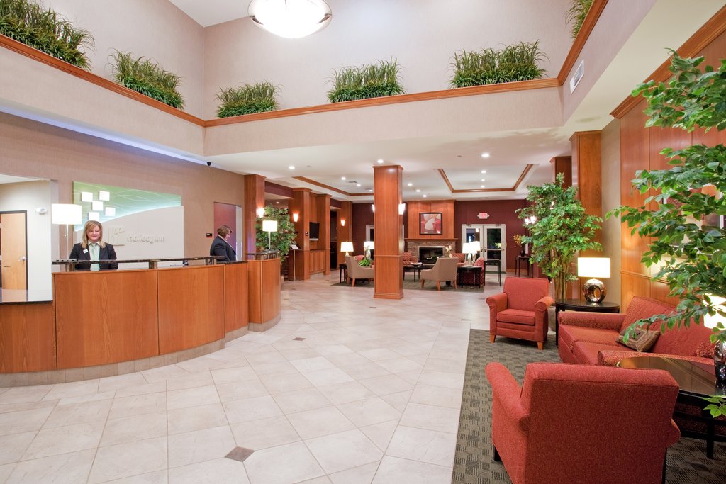 Enjoy the spacious lobby while planning your next adventure