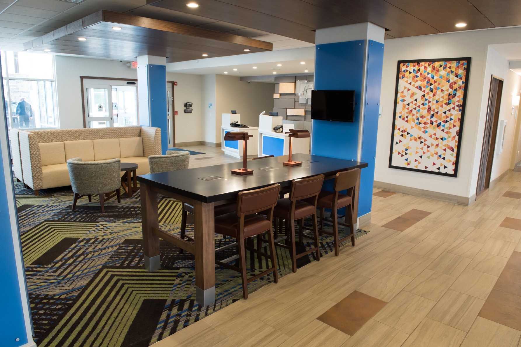 Comfortable space for relaxing or meeting