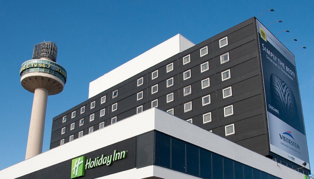 An external view of Holiday Inn at day time