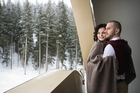 Balcony in our Superior rooms with view into the quiet forest