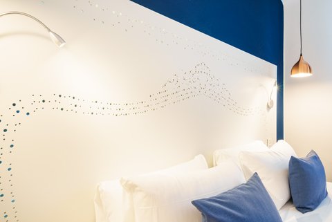 Blue Room Picture Of Headboard