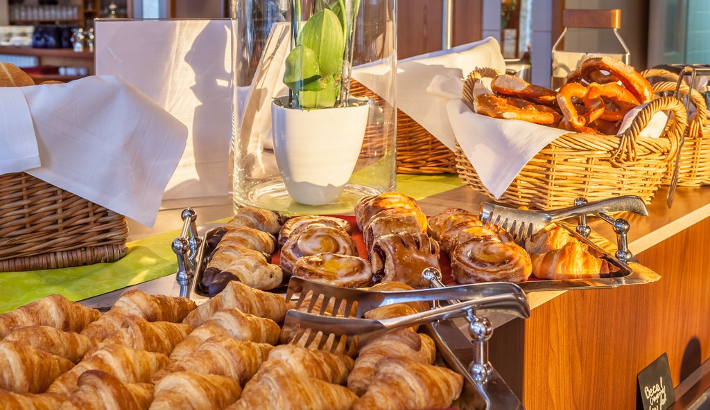 Fresh pastries for breakfast to prepare for the day ahead.