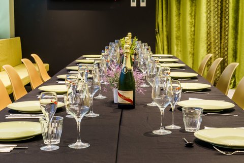 Close Up Mumms On Meeting Table