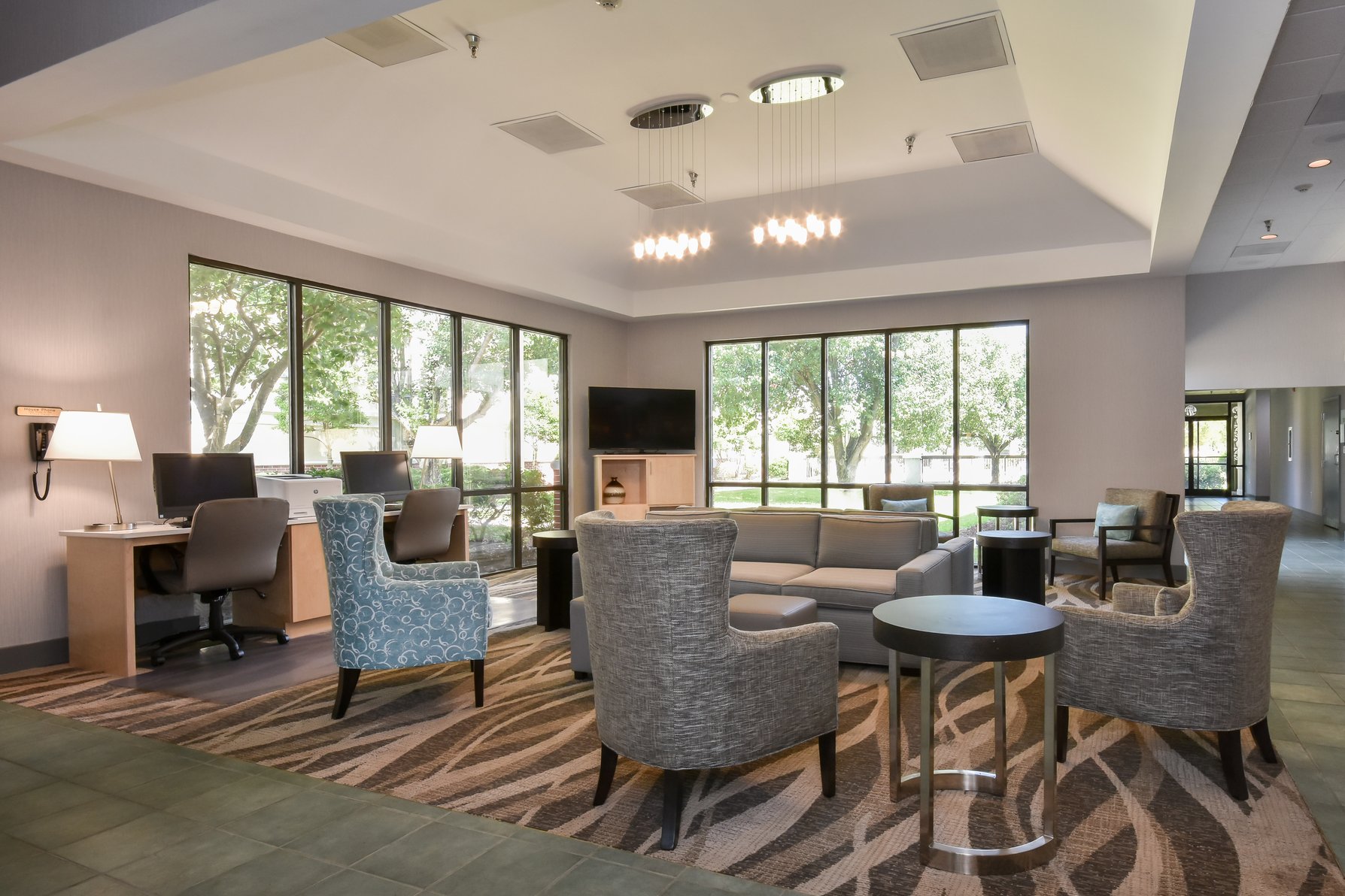 Relax and enjoy the wonderful views in our new lobby.
