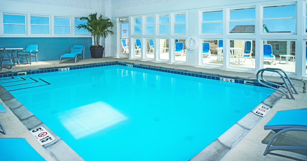 Take a dip in our indoor pool, available year round!