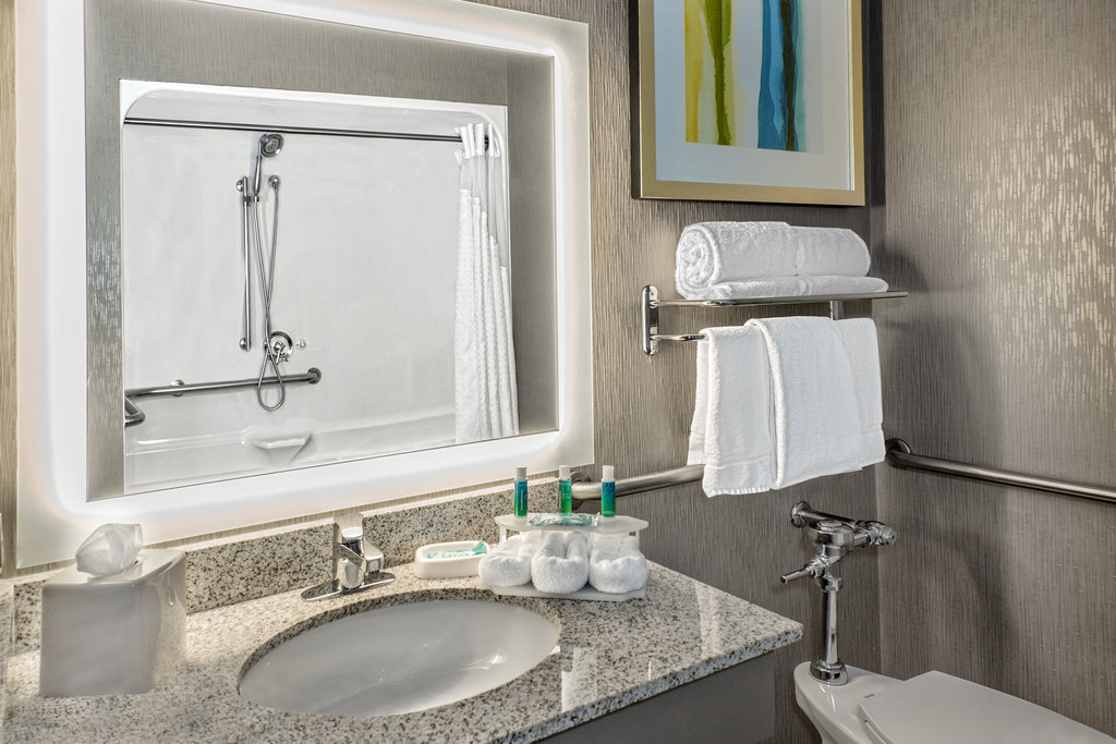 Holiday Inn Express Hotel and Suites Fort Worth/I-20 Room Type - 1 King Bed Suite Mobil Access Tub