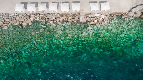 Sun Gardens Dubrovnik Vip Beach Aerial