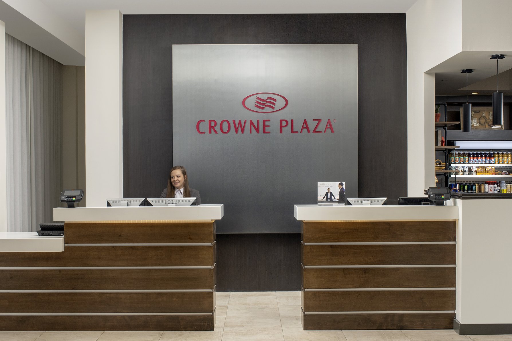 Checking in, our friendly front desk will make you feel at home.