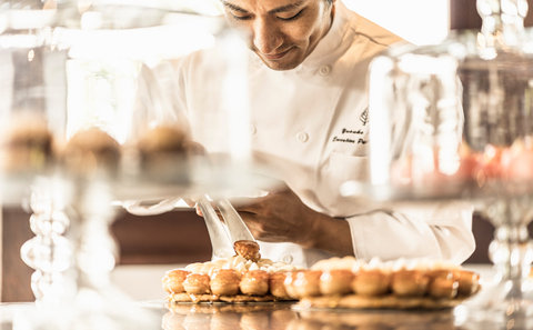 Pastry Chef in Action