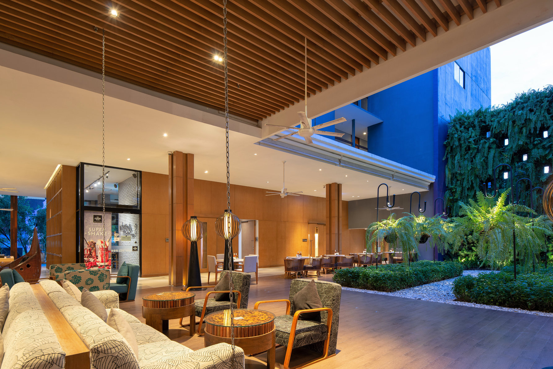 Open space at the lobby for our guest to relax 24 hours