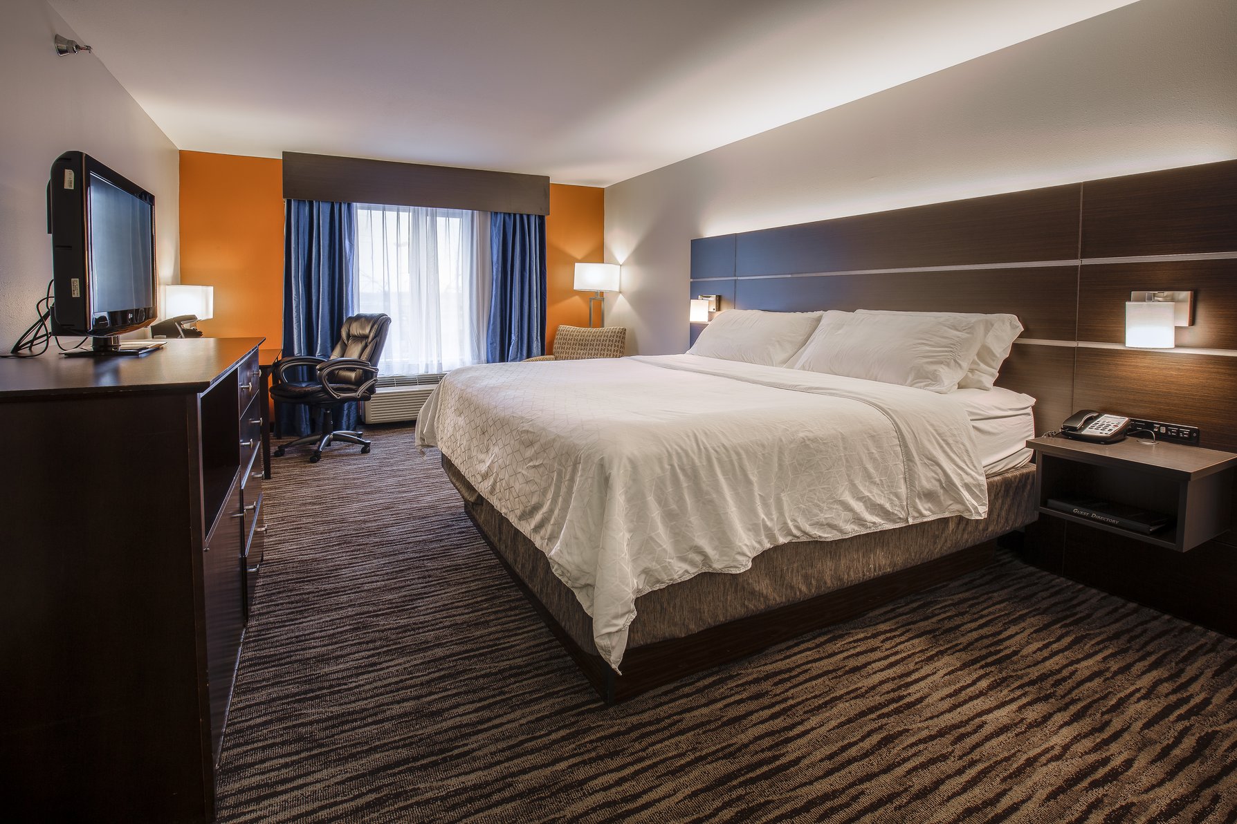 Holiday Inn Express Hotel & Suites Sioux Falls-Brandon Room Type - 1 King Standard Mobil Access Roll Shwr