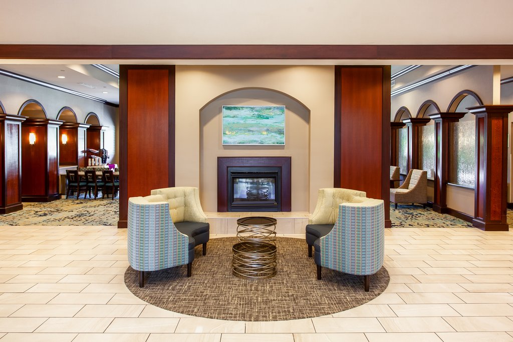 Welcome to our hotel lobby with free Wi-Fi.