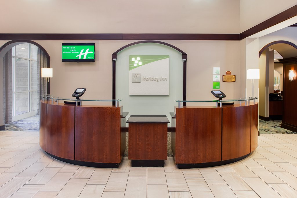 The Front Desk where expert and friendly staff are ready to help.