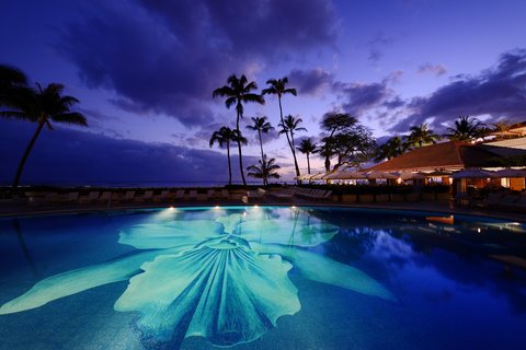 Pool At Dusk