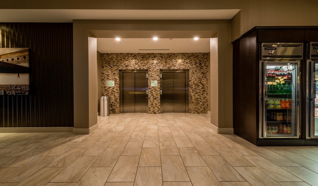Going up? Experience a smooth ride in our electric elevators