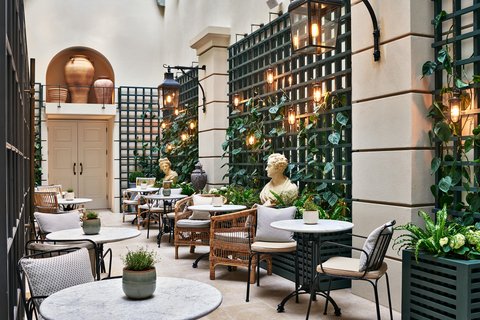 Palm Court's winter garden