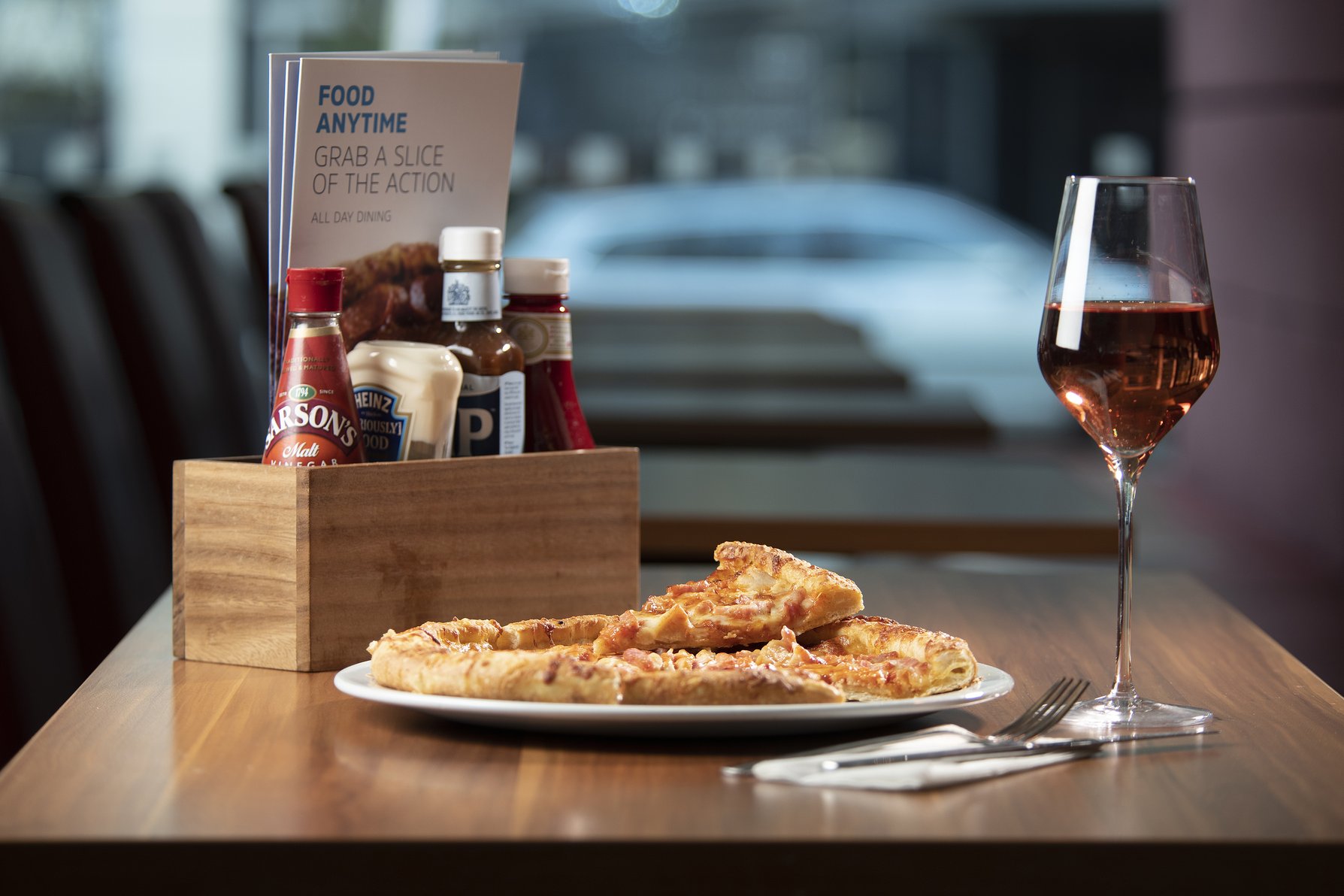 Peckish? Order one of our tasty pizzas round the clock