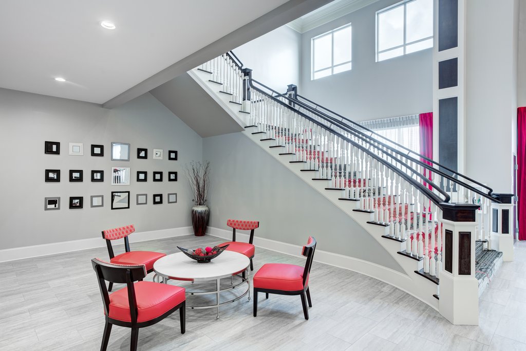 Visit with friends and family in Lafayette with our spacious lobby