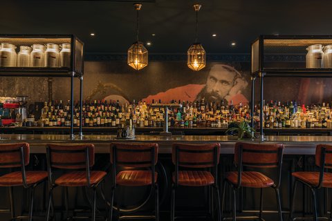 BABA Bar, Free wine at Social Hour, unique cocktails and mezze