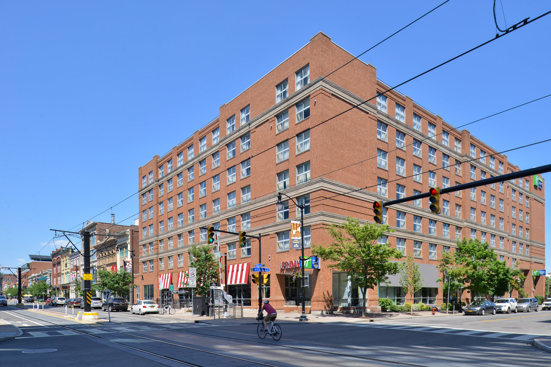 Heart of Downtown Buffalo at the Corner of Washington & Chippewa