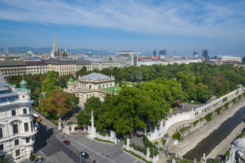 Das Hotel bietet einen spektakulären Ausblick auf Wien